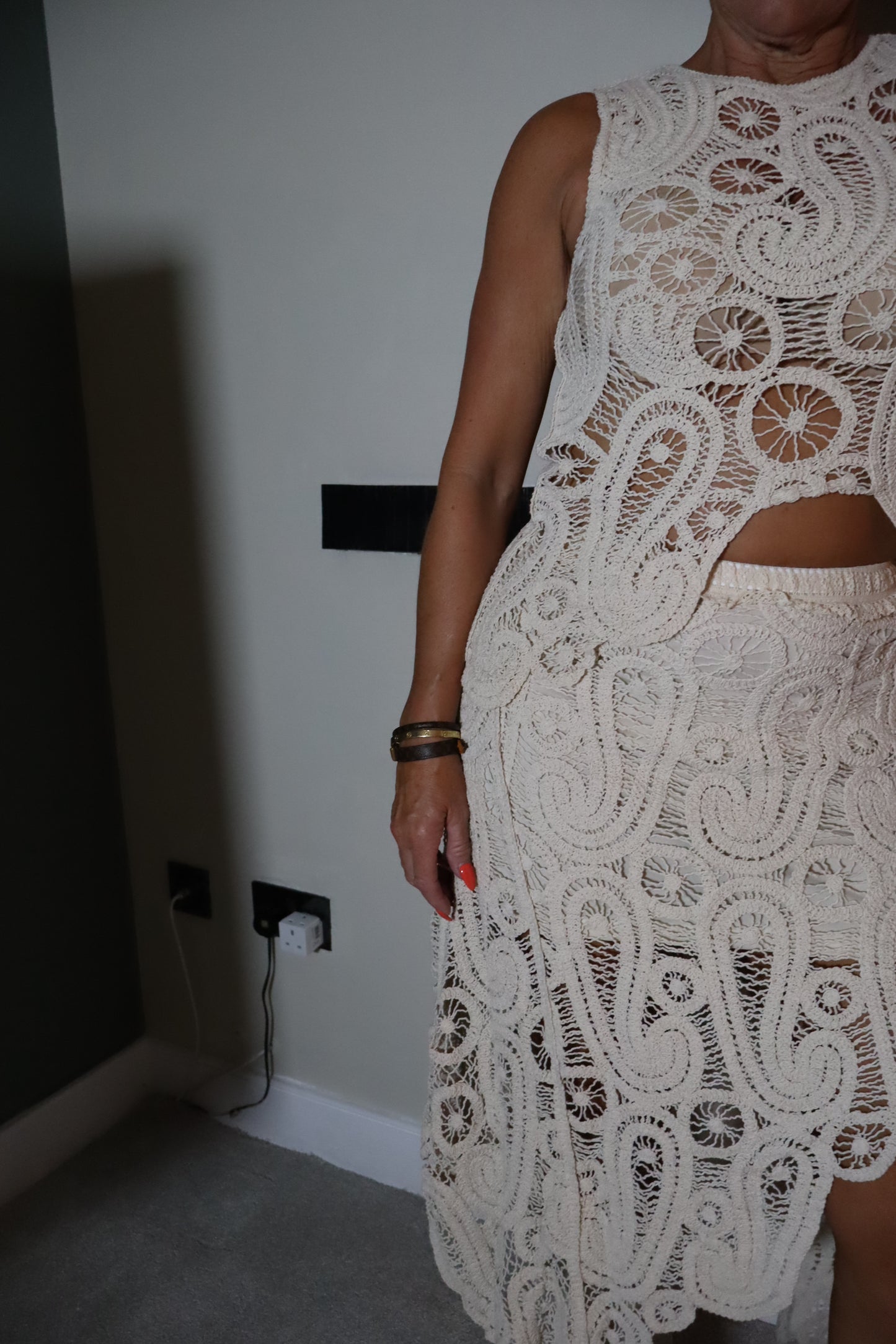 Crochet Round Neck Top