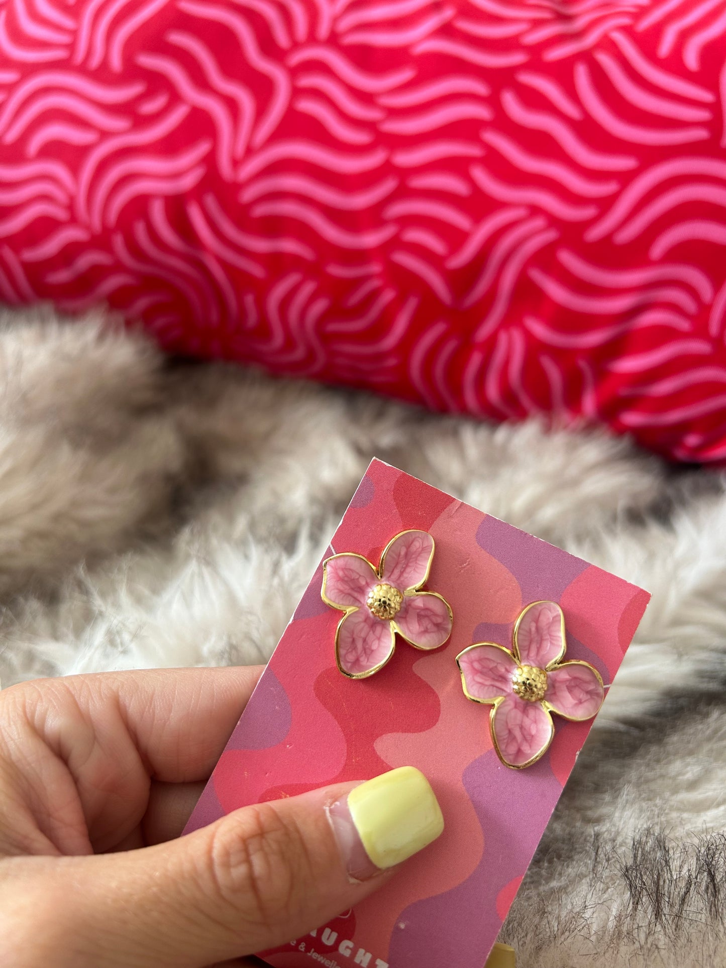 Pastel Flower Earrings