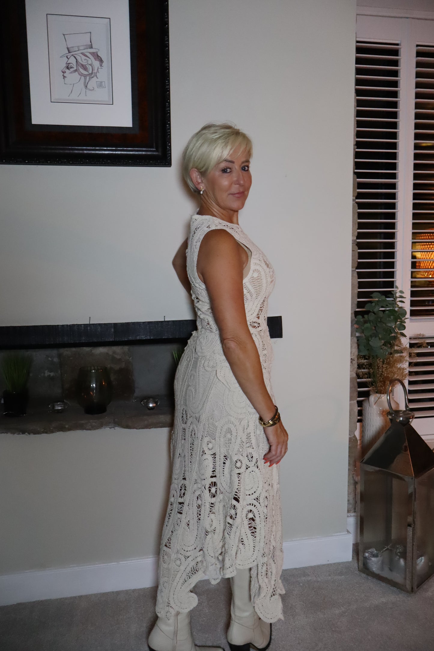 Crochet Asymmetrical Maxi Skirt