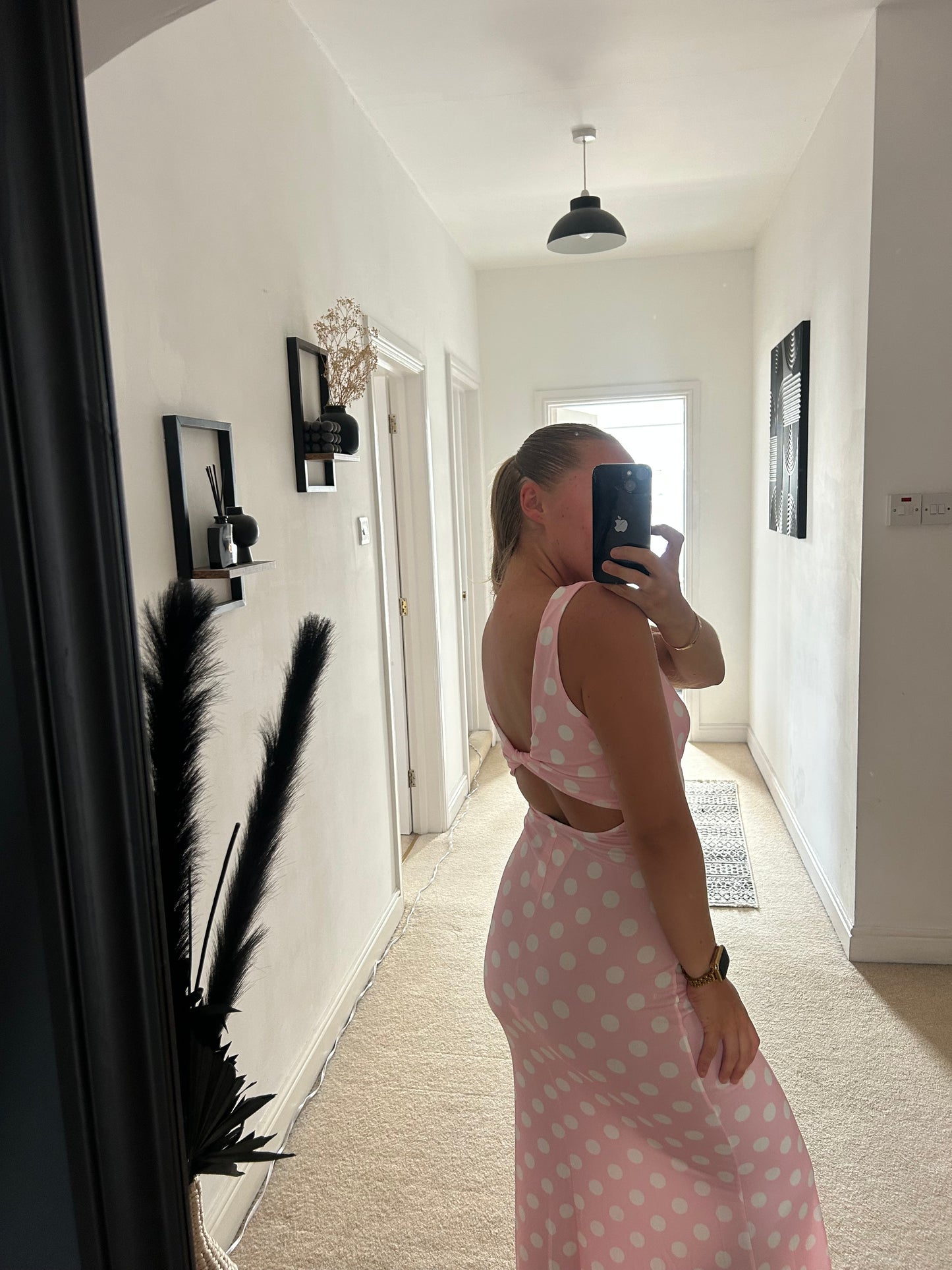 Maxi Polka Dot Dress
